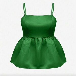 SHEIN Vibrant Green Camisole Top